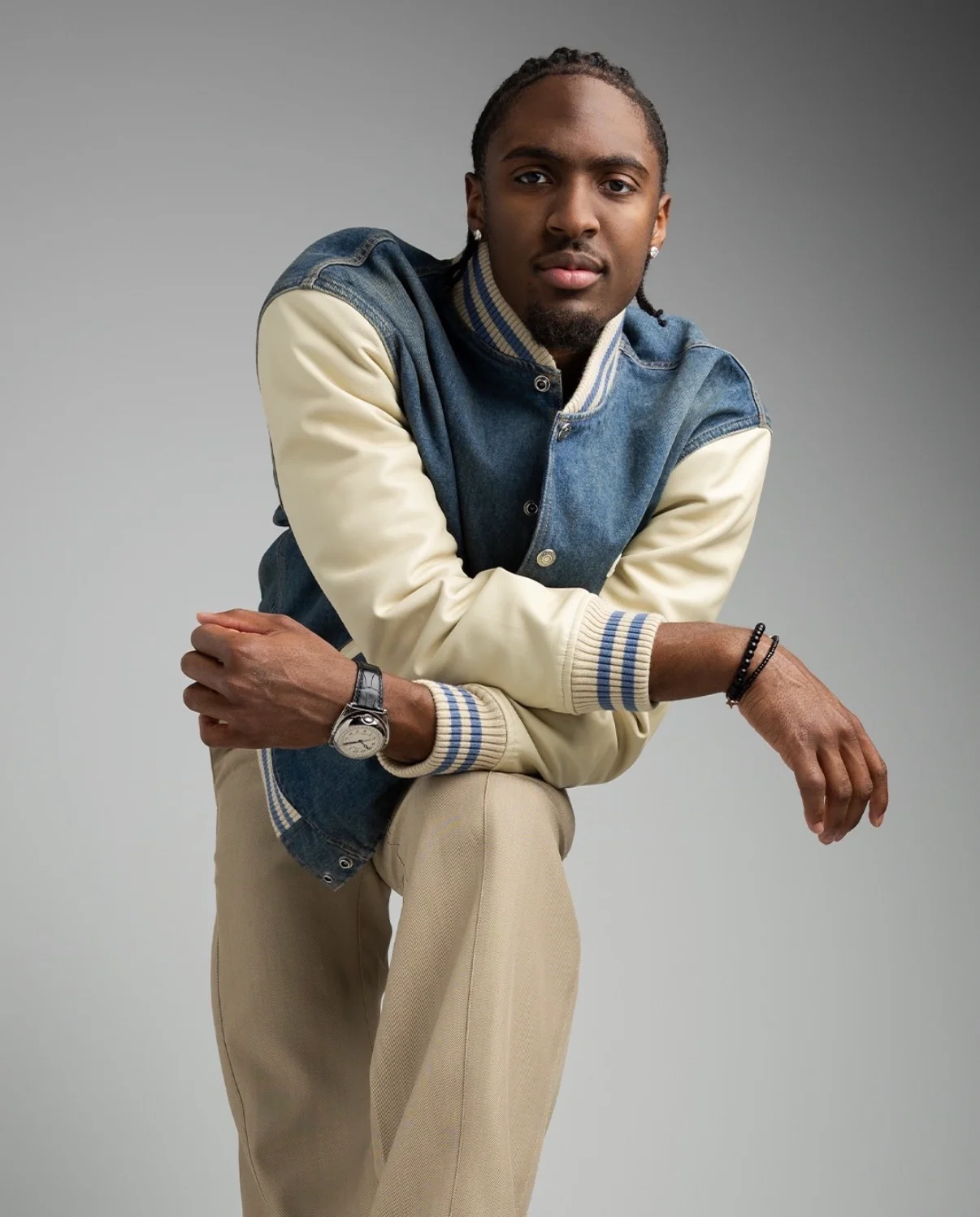 De Bethune × Tyrese Maxey — campaign, styling by Toni Lowe, photo 3 of 7